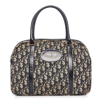 Christian Dior Monogram Tote Navy Blue 1 of 21