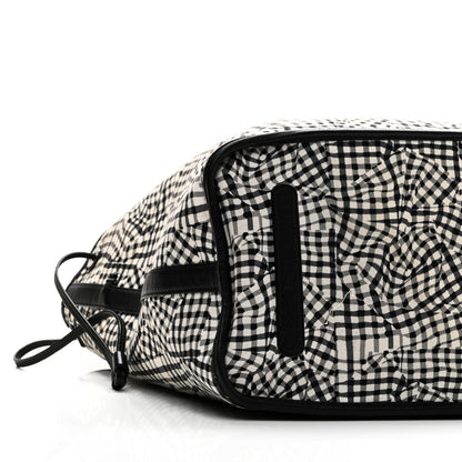 MCM Visetos Large Liz Reversible Shopper Tote Black 15 of 17