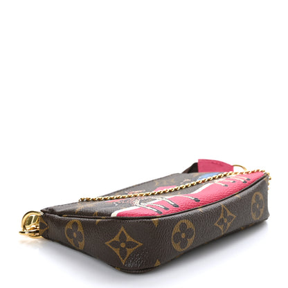 Louis Vuitton Monogram 2017 Christmas Animation Mini Pochette Accessories 4 of 7