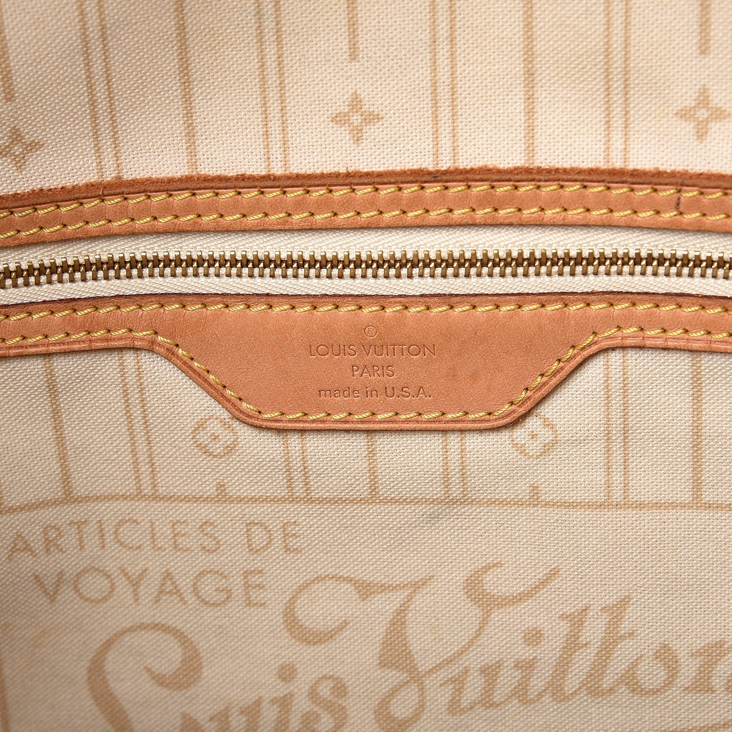 Louis Vuitton Damier Azur Neverfull MM 6 of 16