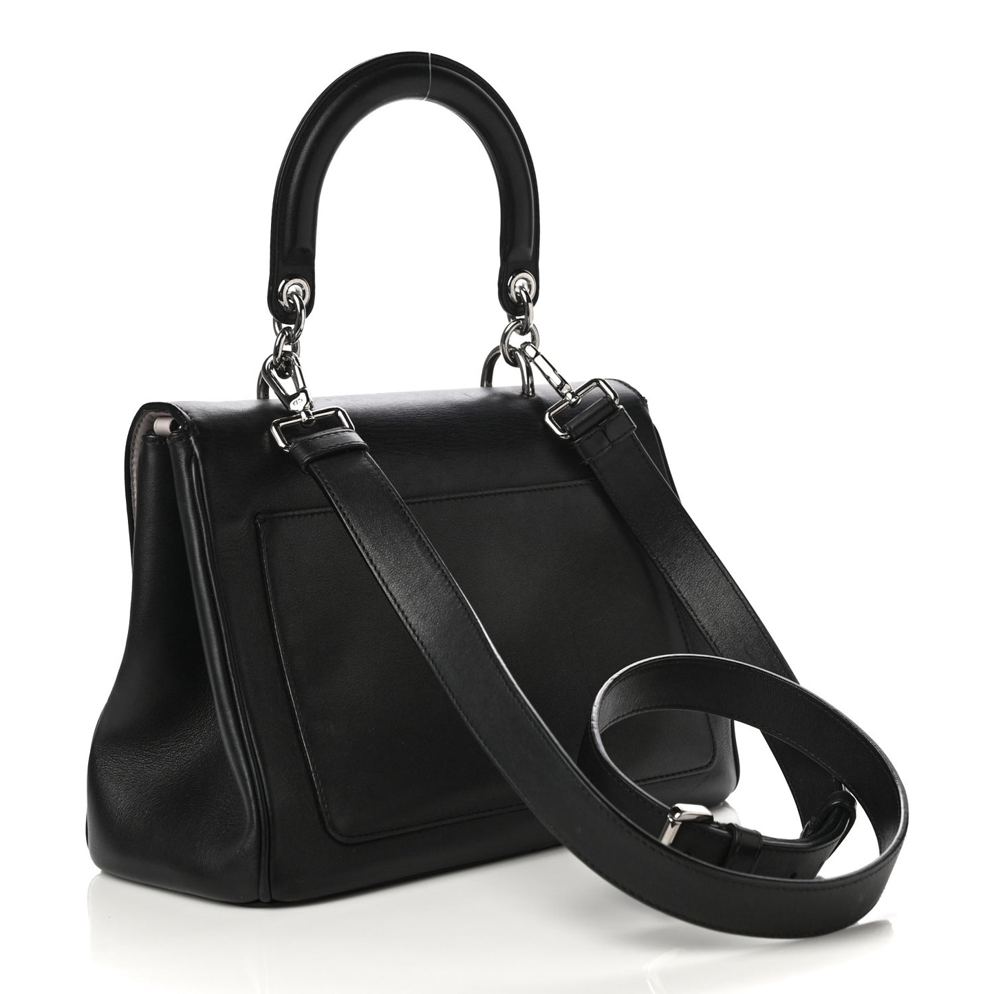 Smooth Calfskin Be Dior Flap Black