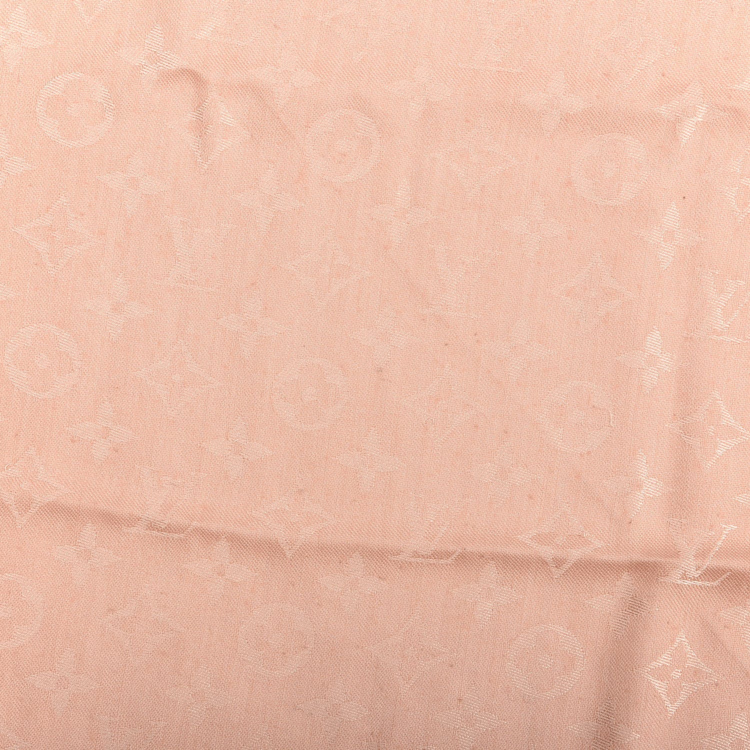 Louis Vuitton Silk Wool Monogram Shawl Rose 3 of 4