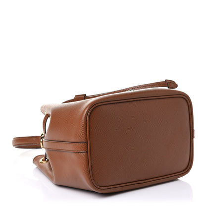 Prada Saffiano Cuir Bucket Bag Cognac 5 of 11