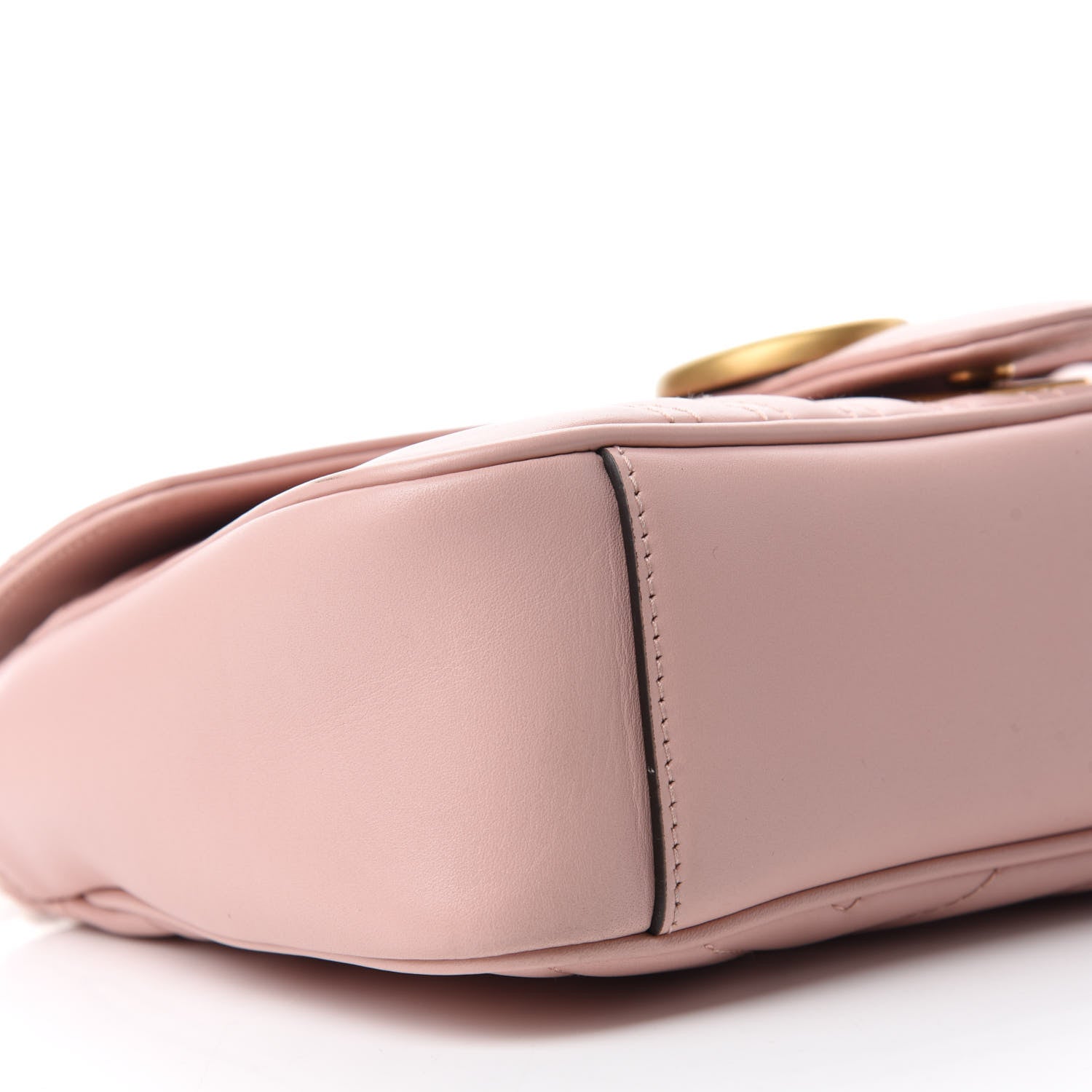 Gucci Calfskin Matelasse Small GG Marmont Shoulder Bag Perfect Pink 6 of 11