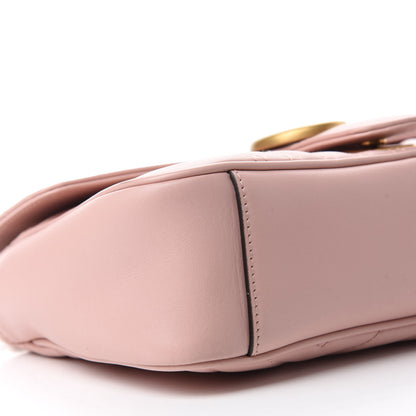 Gucci Calfskin Matelasse Small GG Marmont Shoulder Bag Perfect Pink 6 of 11