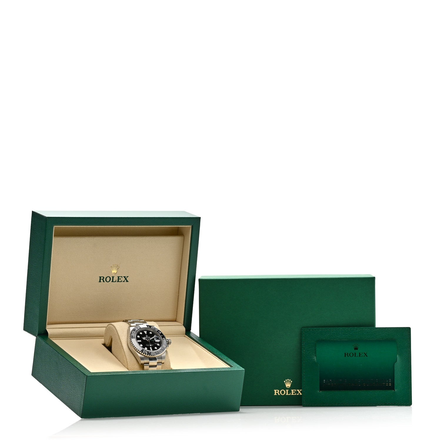 Rolex Stainless Steel 40mm Oyster Perpetual Date GMT Master II Bruce Wayne Watch Black 126710GRNR 5 of 5