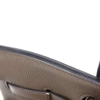 Hermes Togo Birkin 40 Etain 13 of 22