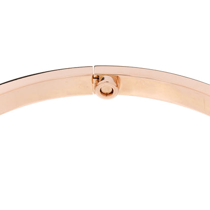 Cartier 18K Pink Gold Small LOVE Bracelet 19 7 of 8