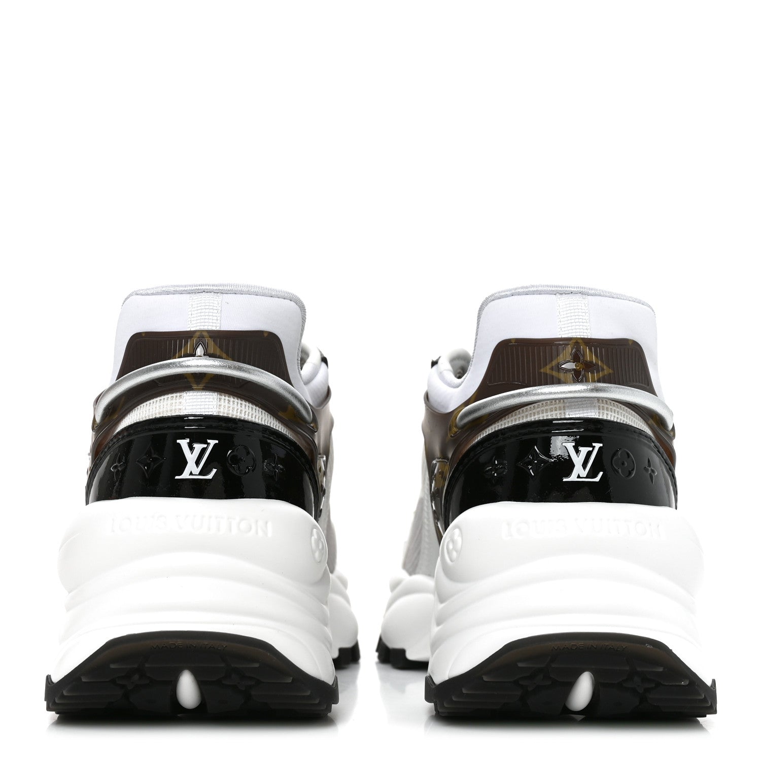 Louis Vuitton Monogram Calfskin Run 55 Sneakers 35.5 White 5 of 9