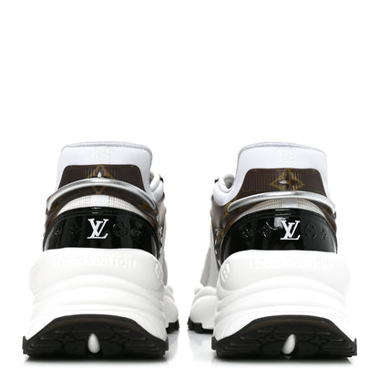 Louis Vuitton Monogram Calfskin Run 55 Sneakers 35.5 White 5 of 9