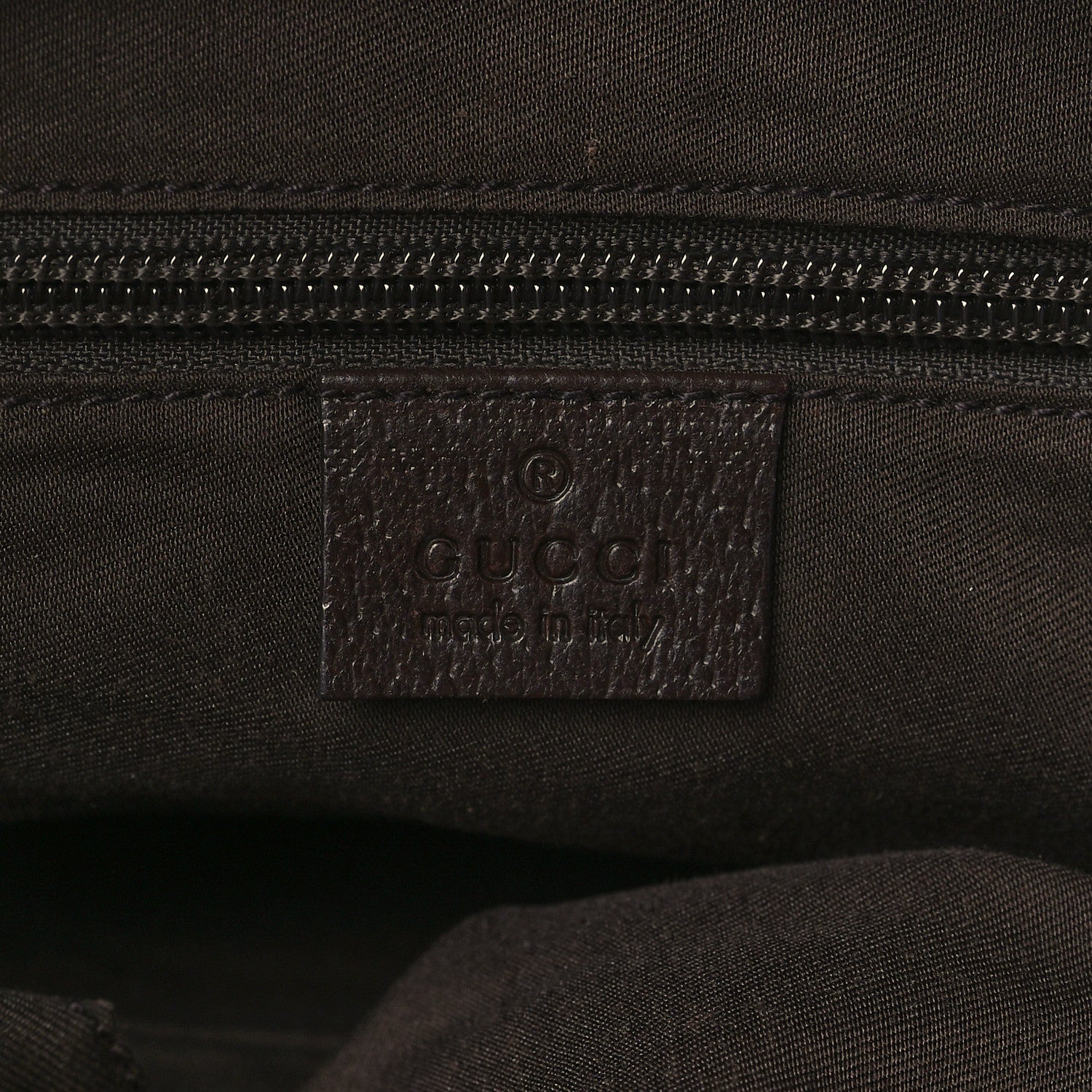 Gucci GG Monogram Small Web Handle Bucket Tote Dark Brown 6 of 9