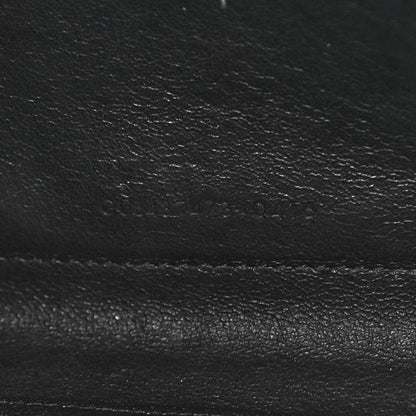 Saint Laurent Sheepskin Tri-Quilt Monogram Envelope Chain Wallet Black 8 of 11