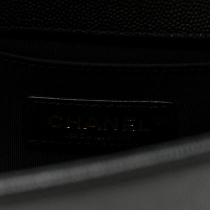 Chanel Caviar Quilted Medium Boy Flap Black 6 of 10