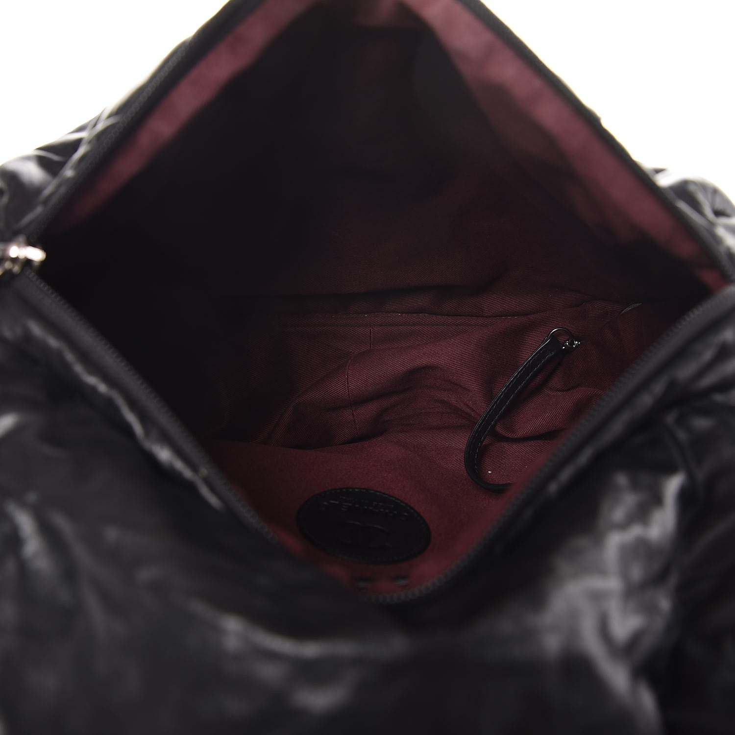 Chanel Nylon Quilted Jumbo Coco Cocoon Messenger Black 6 of 8