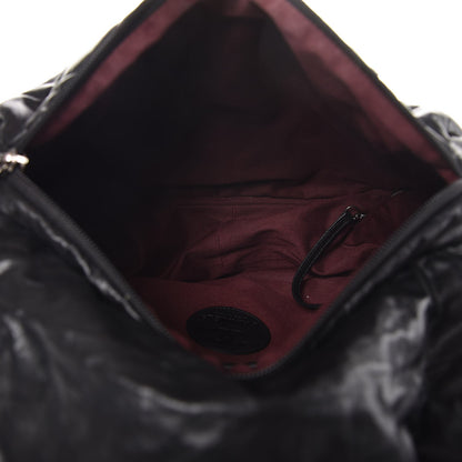Chanel Nylon Quilted Jumbo Coco Cocoon Messenger Black 6 of 8