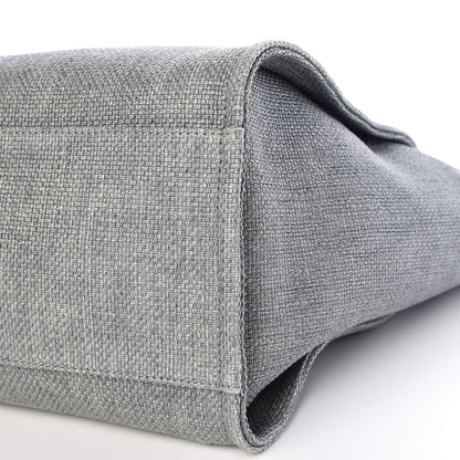 Chanel Canvas Large Deauville Tote Grey 10 of 11