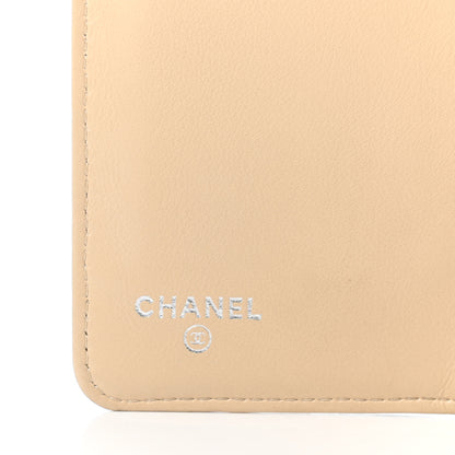 Chanel Caviar Quilted Yen Wallet Beige 8 of 11