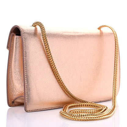 Saint Laurent Metallic Calfskin Small Betty Rose Gold 2 of 13