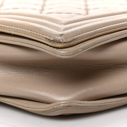 Chanel Calfskin Double Stitch Large Boy Flap Beige 7 of 9