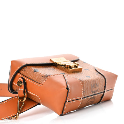 MCM Visetos Soft Berlin Convertible Belt Bag Cognac 3 of 4
