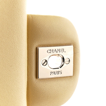 Chanel Lambskin Quilted Mini Square Flap Light Yellow 7 of 12