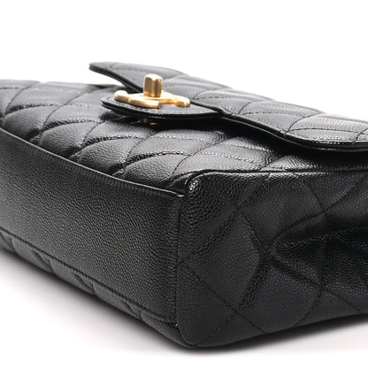 Chanel Caviar Quilted Small Coco First Flap Black 10 of 11