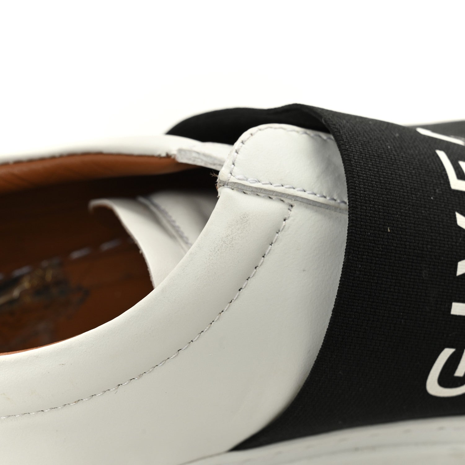 Givenchy Calfskin Band Logo Womens City Sport Sneakers 38.5 White Black 13 of 13