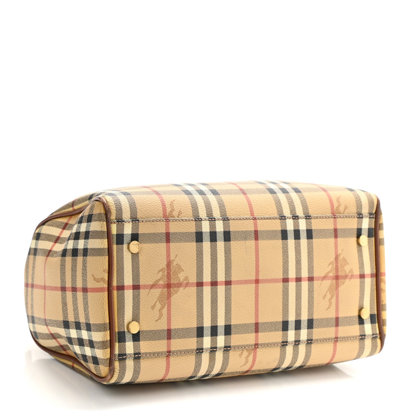 Haymarket Check Satchel Brown