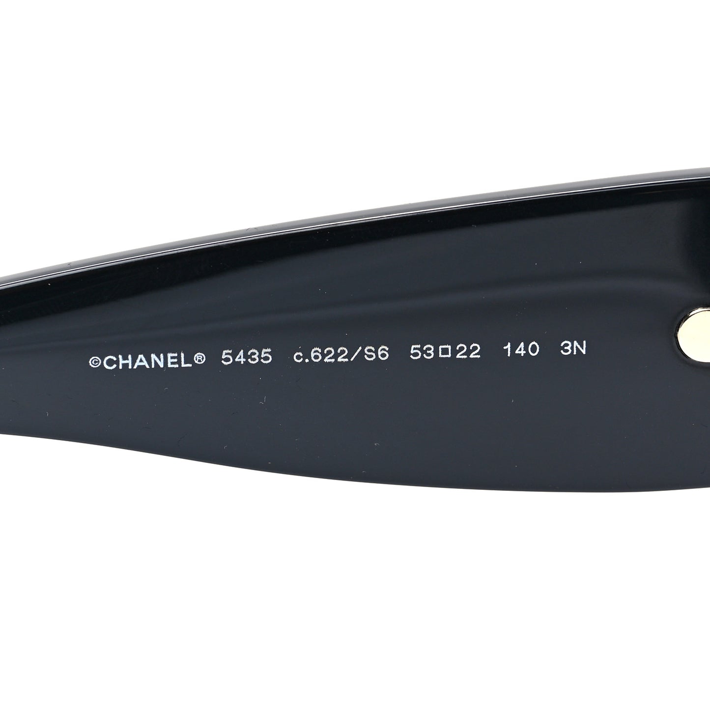 Acetate Rectangle Sunglasses 5435 Black