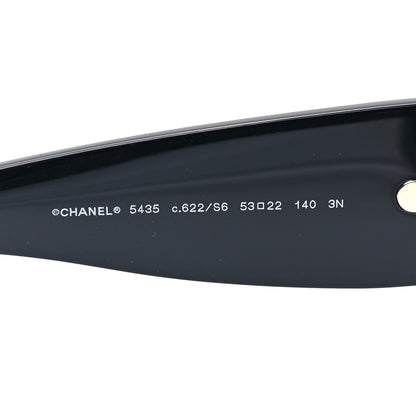 Chanel Acetate Rectangle Sunglasses 5435 Black 6 of 6