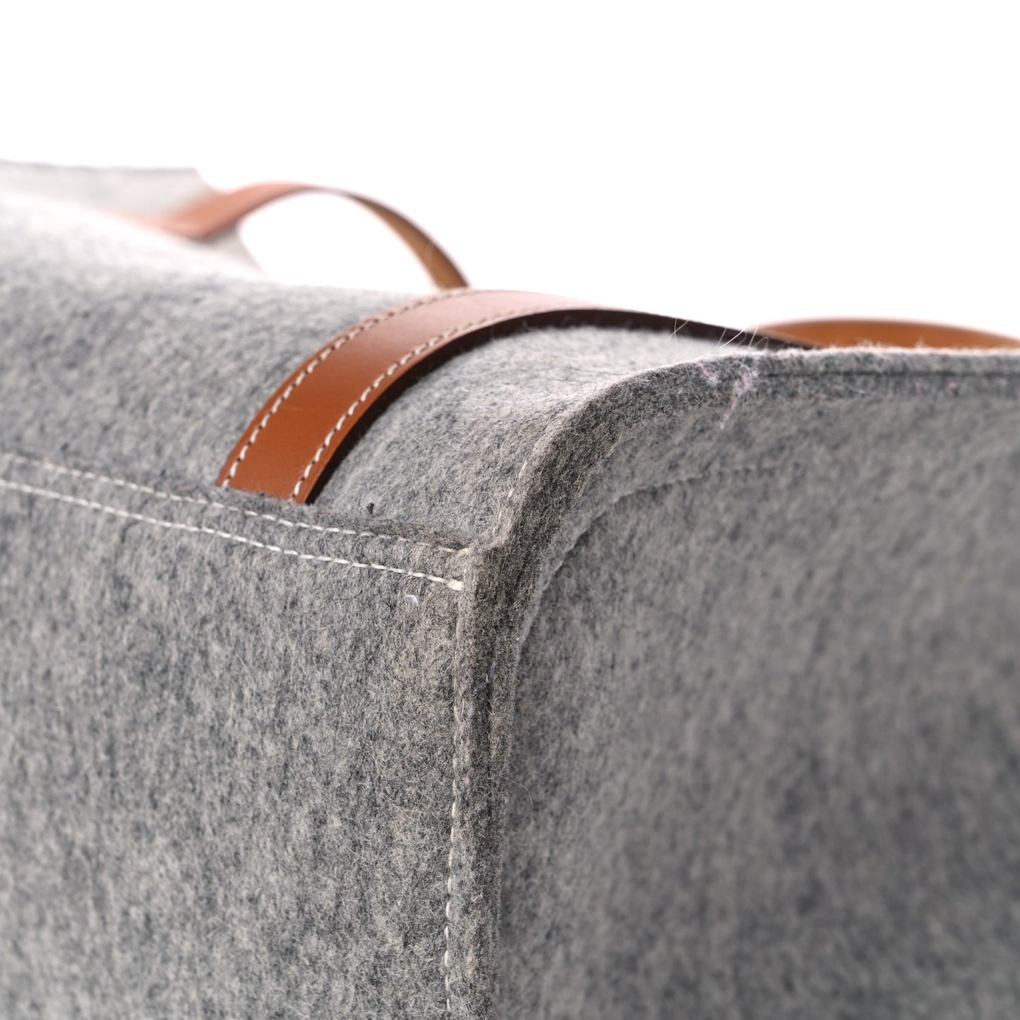 Feutre Vache Hunter Cabalicol Tote Gris Clair Gold
