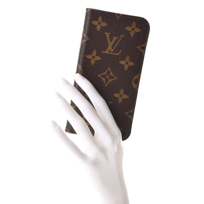 Louis Vuitton Monogram iPhone X Folio Case 2 of 7