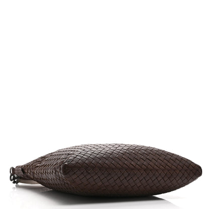 Bottega Veneta Nappa Intrecciato VN Crossbody Messenger Bag Brown 4 of 11