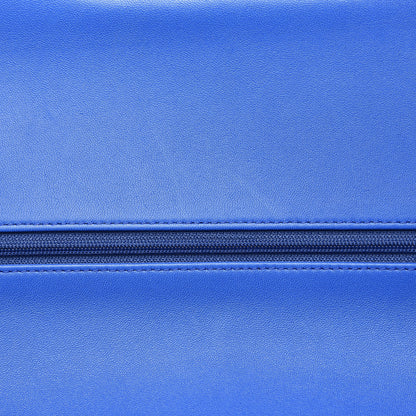 Chanel Lambskin Quilted Jumbo Double Flap Blue 12 of 15