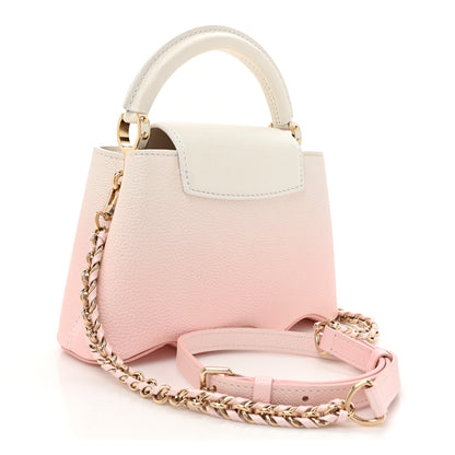 Louis Vuitton Taurillon Ombre Capucines Capushell Mini Shaded Pink 3 of 10