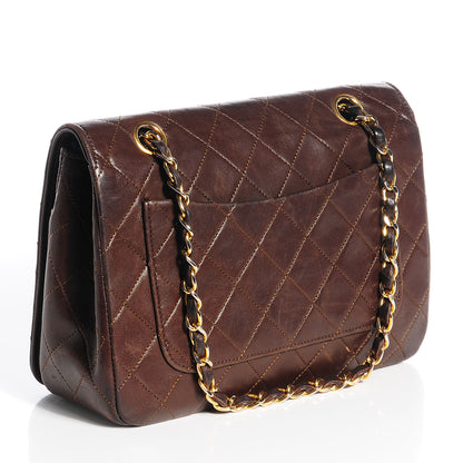Chanel Quilted Lambskin Small Single Flap Brown 3 of 9