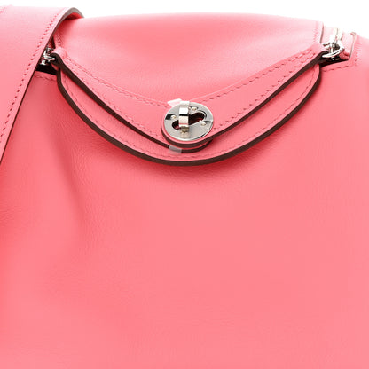 Hermes Swift Mini Lindy 20 Rose Ete 8 of 12