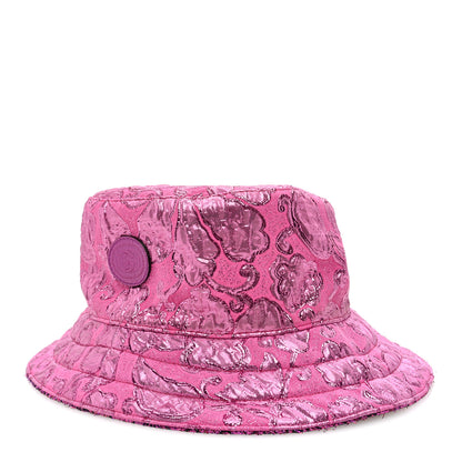 Gucci Canvas Lame GG Monogram Reversible Bucket Hat Fuxia Pink 1 of 13