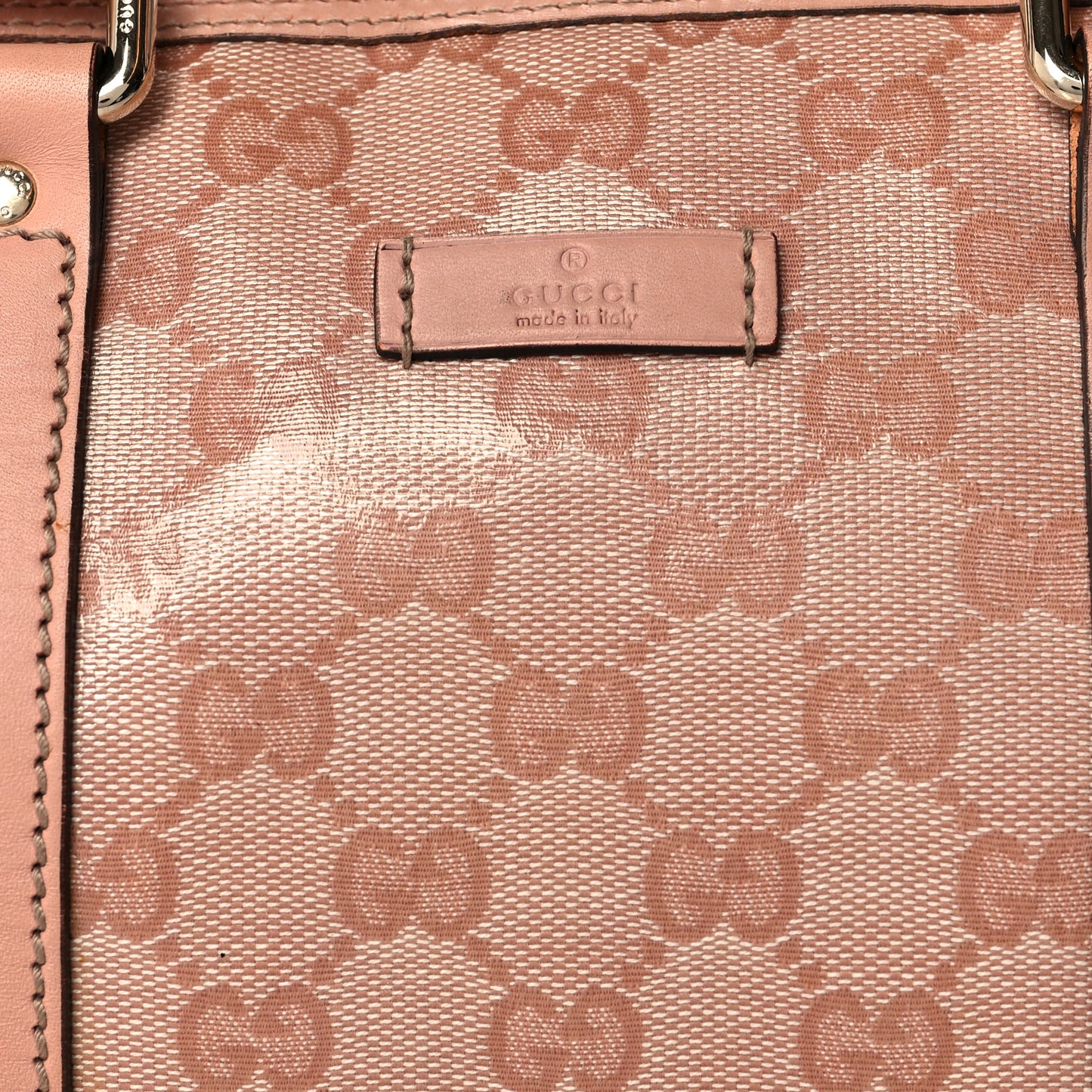 Crystal Monogram Small Joy Boston Blush