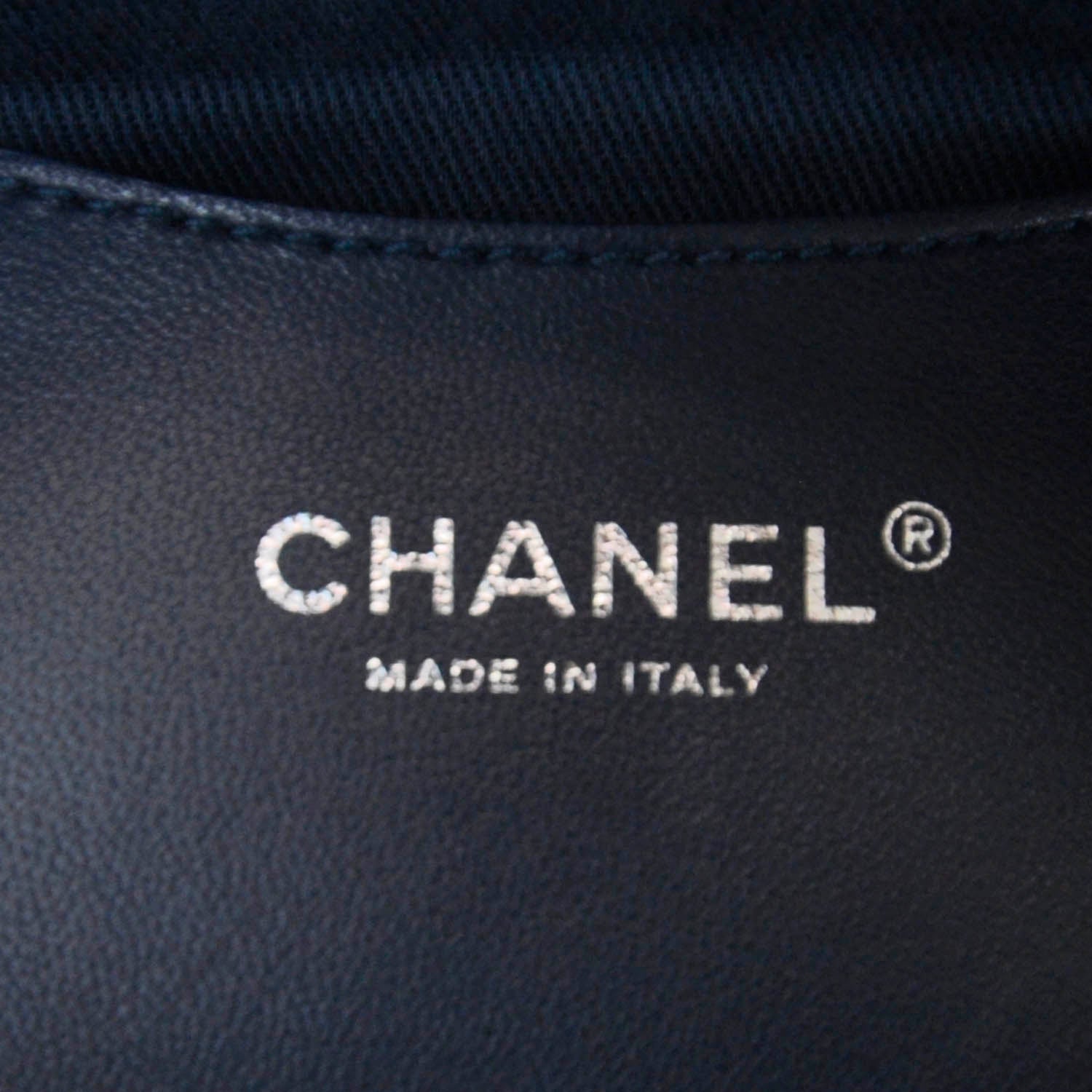 Chanel Caviar Large Just Mademoiselle Turquoise 8 of 10
