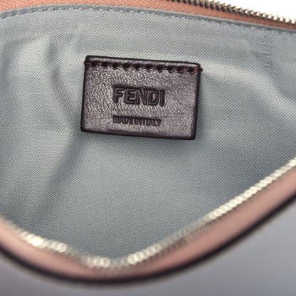 Fendi Vitello Cruise Monster Zip Pouch Grigio Perla Amido Multicolor 6 of 7