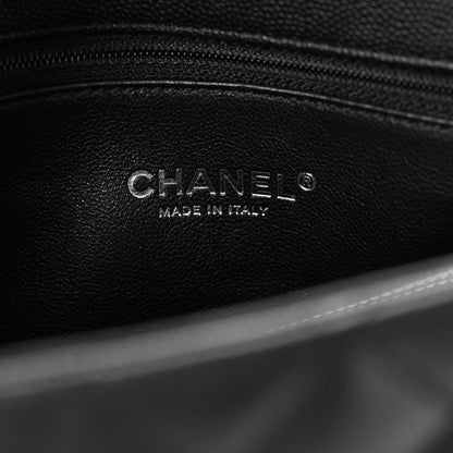 Chanel Caviar Lizard Quilted Small Coco Handle Flap Black 6 of 11