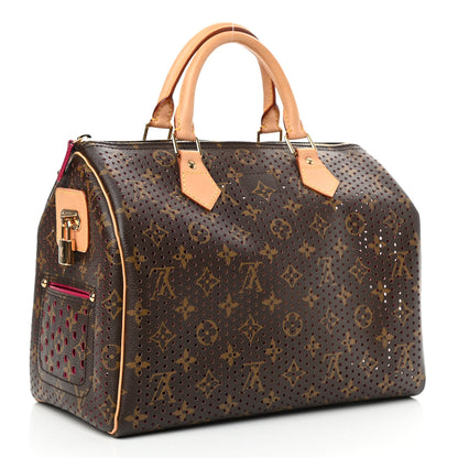 Louis Vuitton Monogram Perforated Speedy 30 Fuchsia 3 of 9