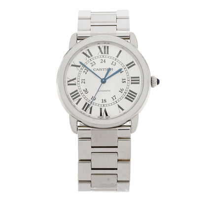 Cartier Stainless Steel 36mm Ronde Solo Automatic Watch 1 of 5