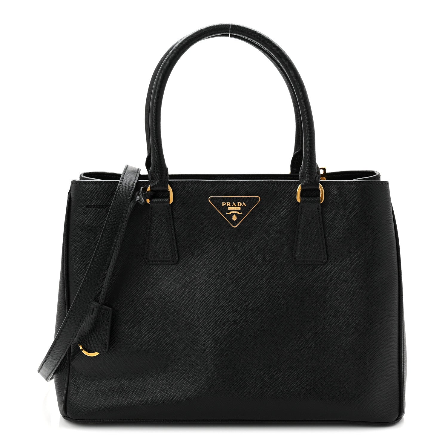 Prada Saffiano Lux Medium Tote Black 1 of 10
