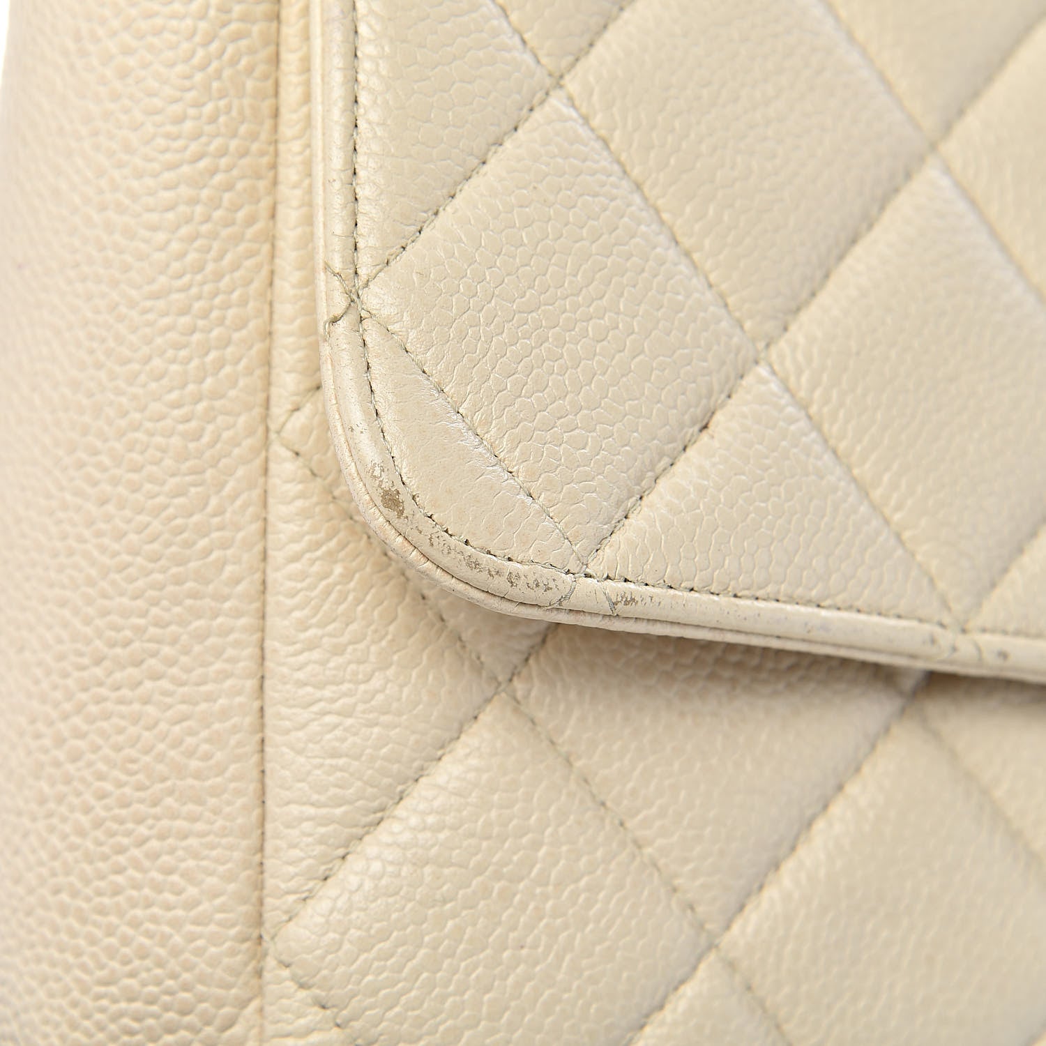 Chanel Caviar Quilted Small Single Flap Light Beige 12 of 21