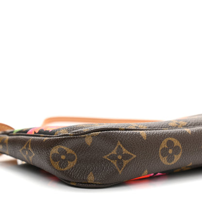 Louis Vuitton Monogram Roses Pochette Accessories 9 of 11