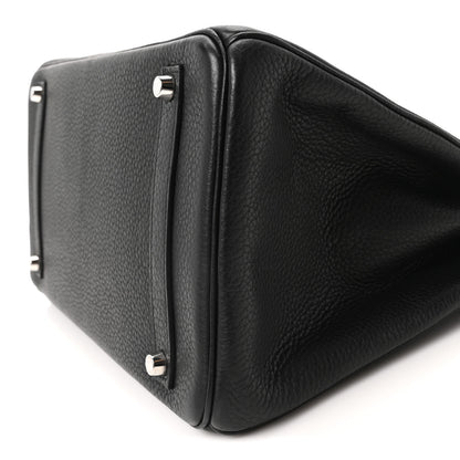 Hermes Taurillon Clemence Birkin 35 Black 10 of 10