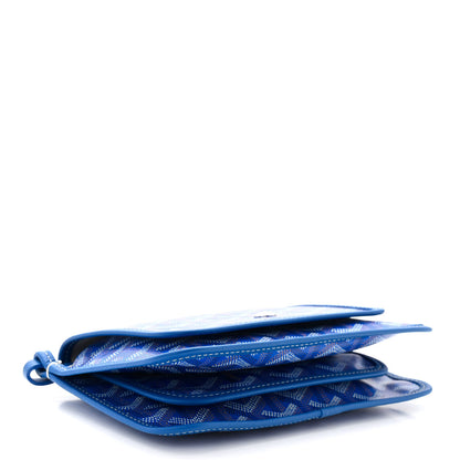 Goyard Goyardine Plumet Wallet Clutch Sky Blue 4 of 10