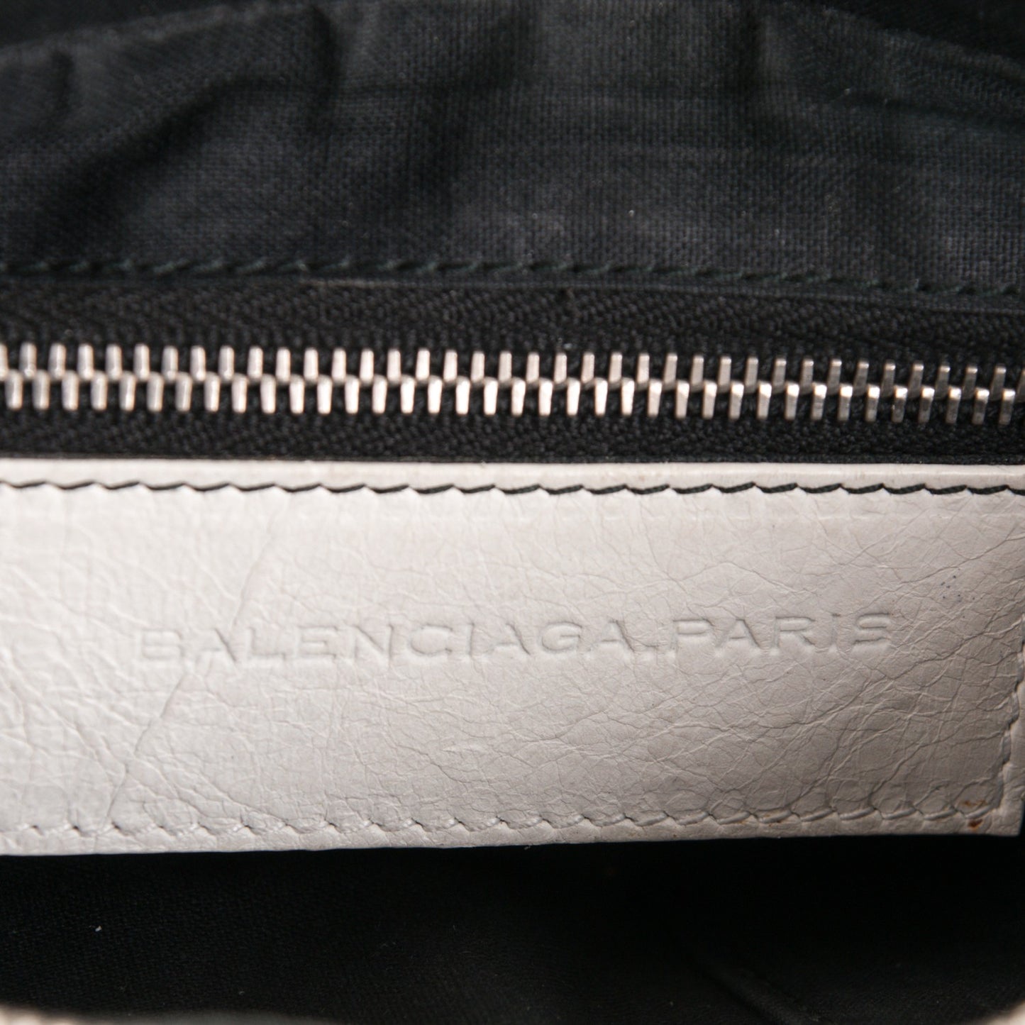 Agneau Giant 12 Silver Hardware Hip White